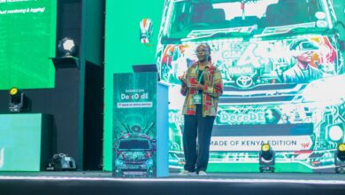 Brenda Kioko walks the audience through the Baze platform, a mobile-first video-on-demand service built around local and regional short-form content across entertainment, music, news, and sports.