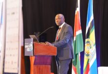 Jessy Maruti, CEO of the ICT Authority, addresses delegates during the Connected Africa Summit, outlining priorities for integrated digital government and expanded connectivity.