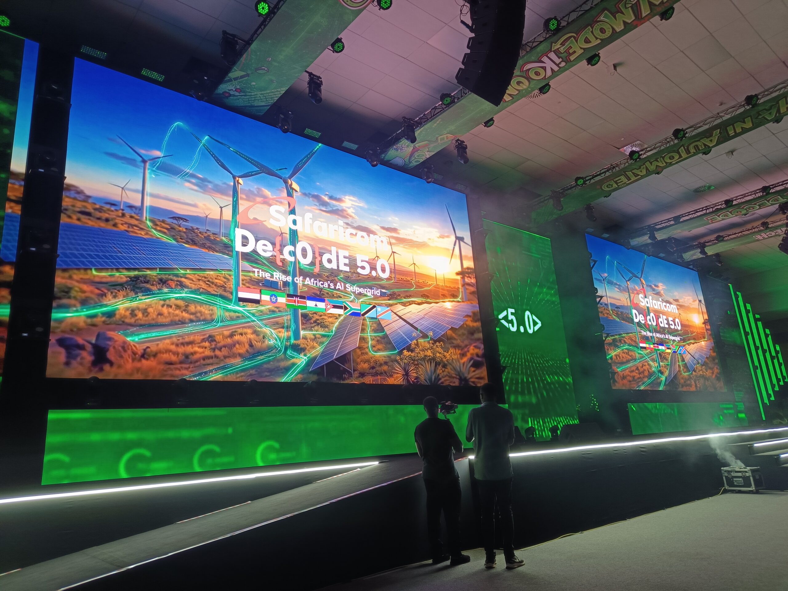 Safaricom announces Safaricom Decode 5.0 outlining an Africa AI supergrid built around climate food and health systems.