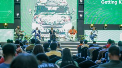 Panelists Pauline Kieleko of Safaricom PLC, James Ahere of Weza Interactive Entertainment, Ellein Nasieku of SemaBOX Africa, and Philip Karanja of Phil-it Productions during the Ethics and Representation discussion at Safaricom Decode 4.0, focused on scaling Kenyan stories responsibly