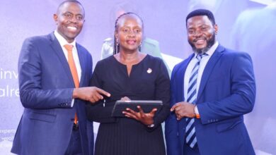 L-R: Paul Njoki, Head of Affluent and Wealth Management, Kenya and East Africa; Joyce Kibe, Head of Corporate Affairs, Brand and Marketing, Kenya and Africa; and Ouma Orero, Head of Wealth Management Products, Kenya and East Africa.