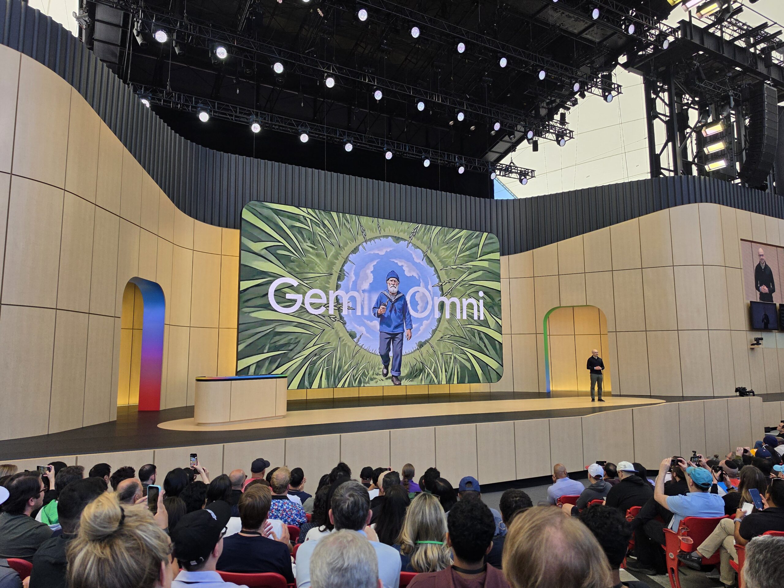 Google DeepMind CEO Demis Hassabis introduces Gemini Omni during Google I/O 2026, presenting the company’s new multimodal AI system built to process and generate text, video, audio, and visual outputs across formats.