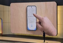 A Google executive demonstrates Docs Live during Google I/O 2026, showing how users can verbally describe a document and pull context from Drive to generate drafts using Gemini AI.