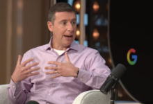 Nick Fox, Google’s SVP of Knowledge & Information, speaks during an editorial interview at Google Marketing Live 2026 about AI-driven search, creators, advertising and the future of the web.