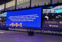 Peter Mwangi, Country Manager Kenya at VALR, speaks during the Kenya Blockchain & Crypto Conference 2026 in Nairobi, where he outlined a proposal to position Kenya as a leading market for stablecoin infrastructure, institutional Web3 adoption and digital asset regulation.