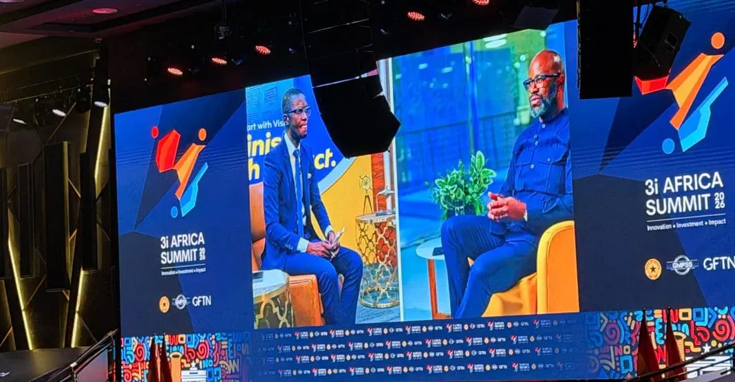 MTN Group President and CEO Ralph Mupita speaks during a fireside chat on the future of digital finance in emerging markets at the 3i Africa Summit 2026 in Accra.