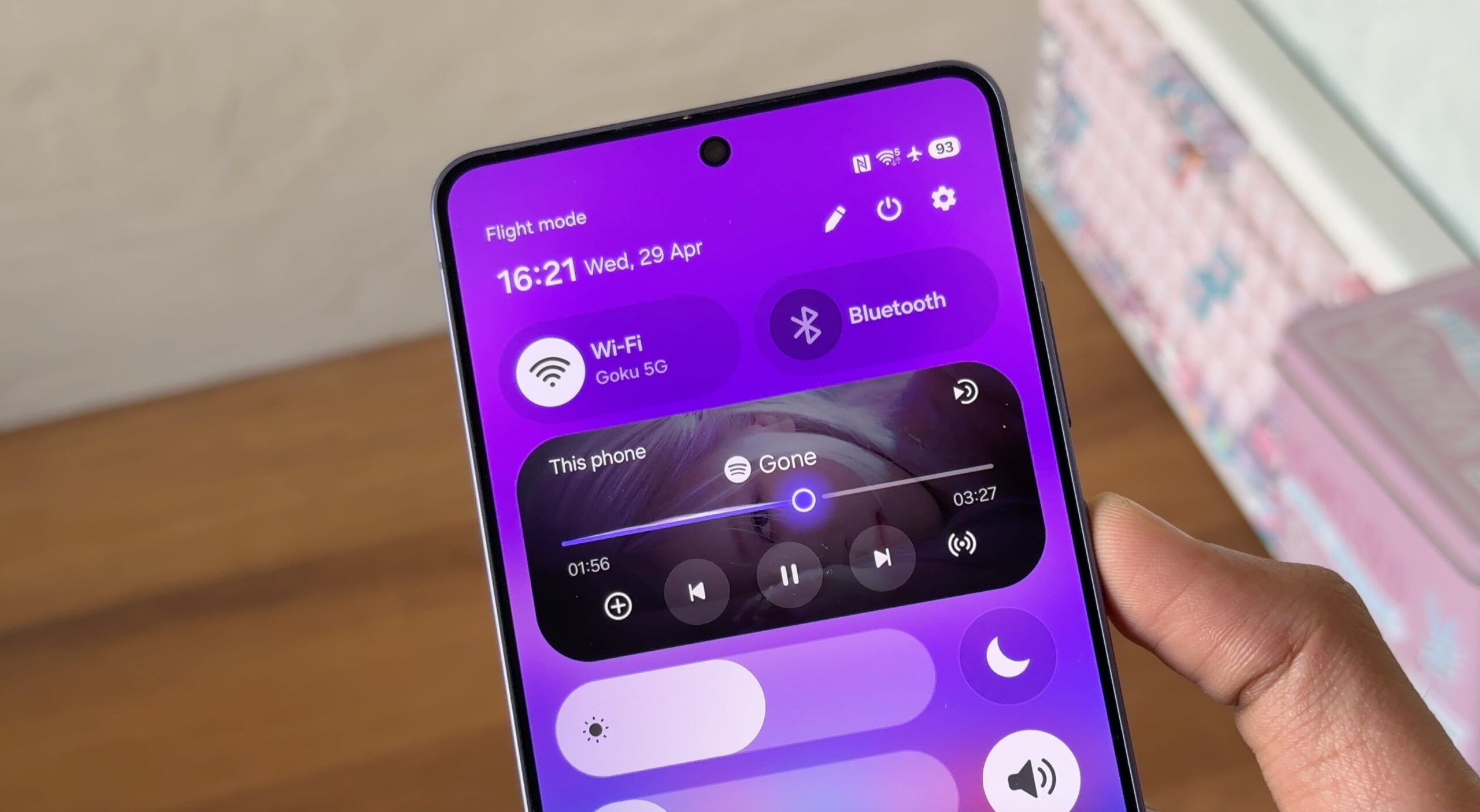 A Galaxy S26 device displaying Samsung’s redesigned One UI 9 beta interface built on Android 17.