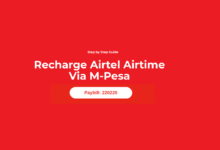 How to Recharge Airtel Airtime Through M-Pesa Paybill 220220