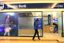Stanbic Bank branch exterior as the Standard Bank subsidiary evaluates expansion opportunities in Ethiopia's banking market.