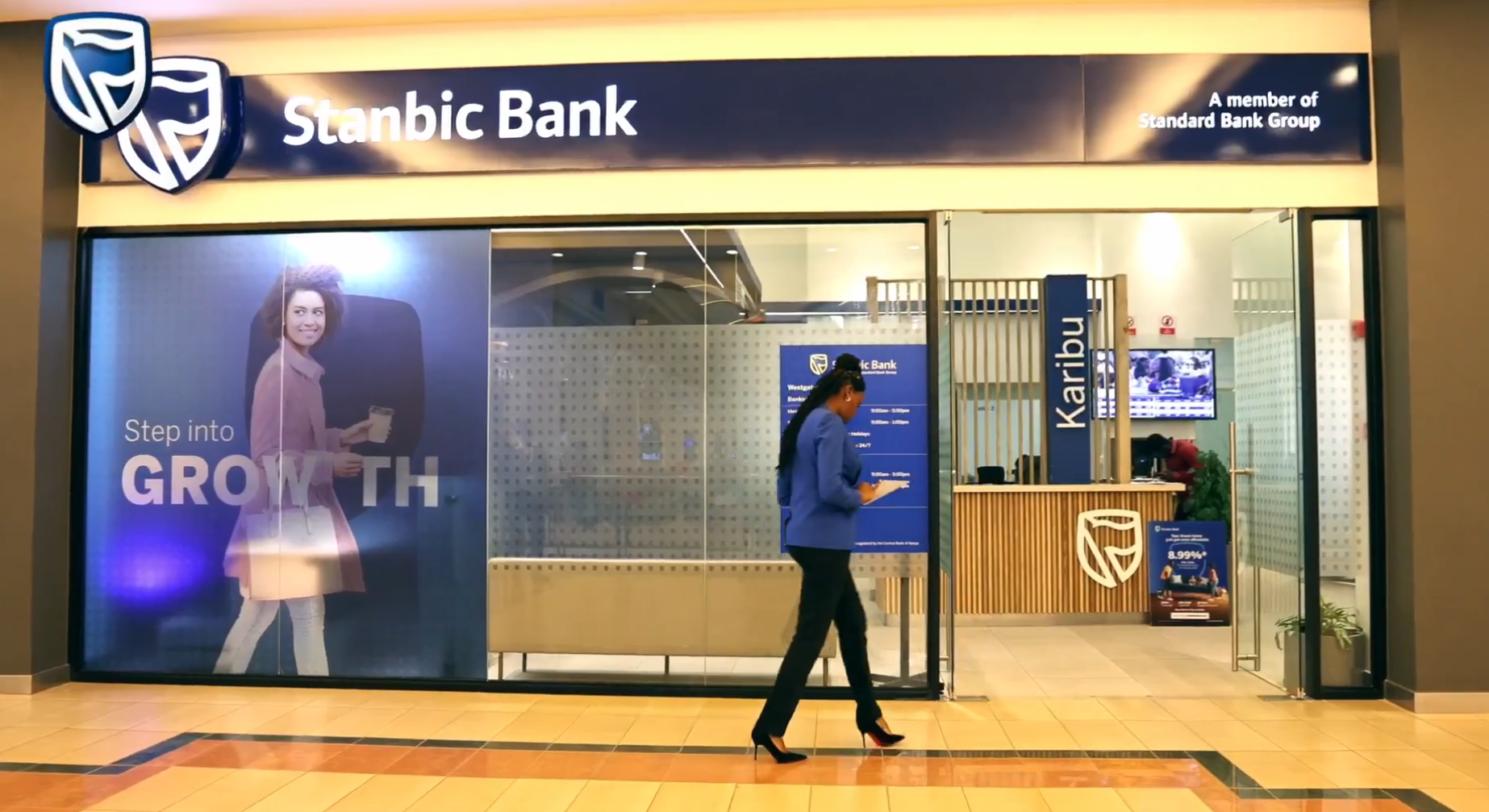 Stanbic Bank branch exterior as the Standard Bank subsidiary evaluates expansion opportunities in Ethiopia's banking market.