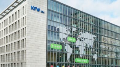 DEG headquarters building in Cologne, Germany. The development finance institution was one of the leading investors in African private capital funds in Q1 2026.