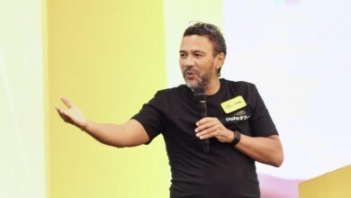 MTN Nigeria CEO Karl Toriola during a company forum in Lagos.