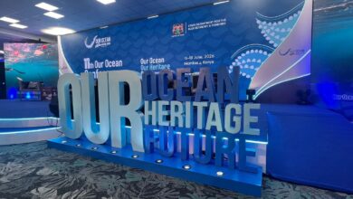 Our Ocean Conference event setup in Mombasa, Kenya, showcasing the city's role as an emerging destination for international conferences and business tourism.