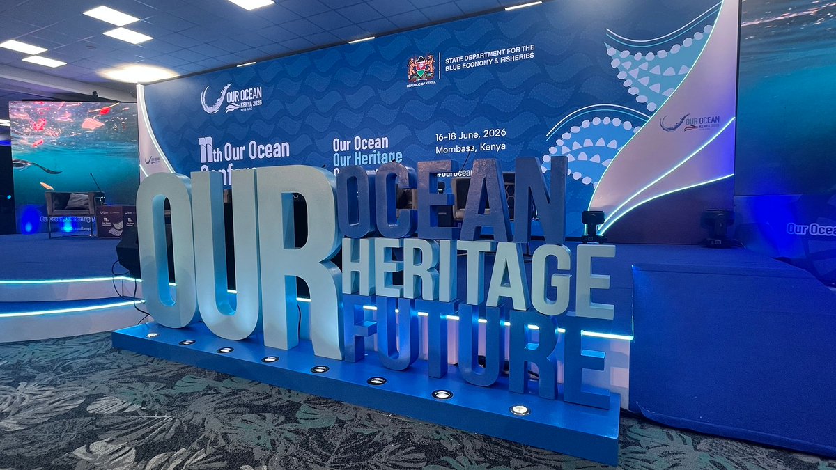 Our Ocean Conference event setup in Mombasa, Kenya, showcasing the city's role as an emerging destination for international conferences and business tourism.