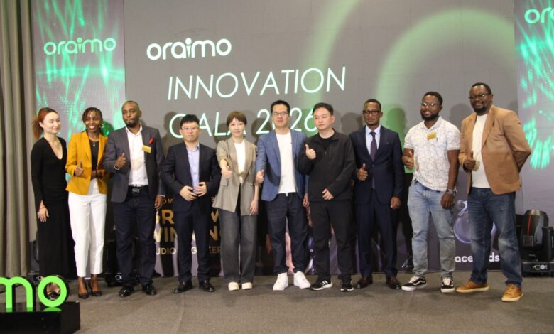 Oraimo executives and partners at the Oraimo Innovation Gala 2026 in Nairobi.