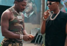 Wizkid and Asake during a music video shoot, both ranked among Spotify's most-streamed African artists as of May 2026.