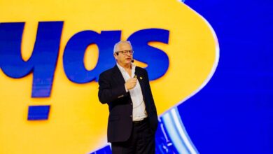Pierre Canton-Bacara, CEO of Yas Tanzania, during a presentation as the operator advances network modernization and deploys Ericsson AIR 3285 technology in Tanzania.