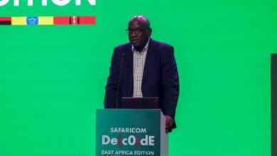 Michael Mutiga speaking at the Safaricom Decode East Africa Edition before his appointment as Stanbic Bank Kenya Chief Executive.