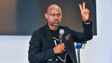 Andrew Lewela, CEO of the Kenya Network Information Centre (KeNIC), speaks at the African ccTLD Training Summit in Nairobi, where internet registry experts from 25 African countries received cybersecurity and domain management training.