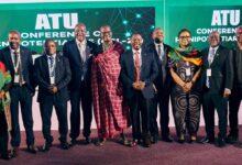 Delegates at the ATU Conference of Plenipotentiaries in Abuja following the adoption of the Abuja Declaration on Meaningful Connectivity for Africa.