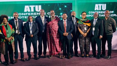 Delegates at the ATU Conference of Plenipotentiaries in Abuja following the adoption of the Abuja Declaration on Meaningful Connectivity for Africa.