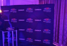Canal+ and MultiChoice branded backdrop displaying "MultiChoice, A Canal+ Company" after completion of the acquisition.