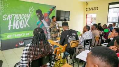 Safaricom Hook Circle participants attend a career readiness and digital skills workshop at Kiambu National Polytechnic.