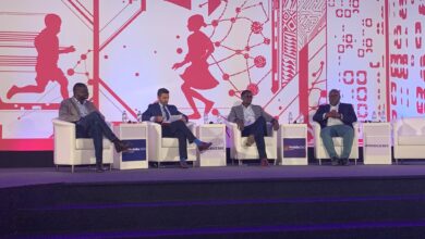 Onafriq CEO Dare Okoudjou, Visa's Otto Williams and MTN Group Fintech executive Serigne Dioum speak at Mobile360 Africa 2019, where industry leaders discussed digital payments, financial inclusion and cross-border payment innovation across Africa.