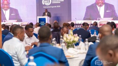 Hon. Nyombi Thembo speaking at the Uganda National Cybersecurity Conference 2026.