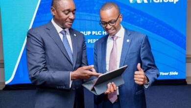I&M Group Regional CEO Kihara Maina speaking at a business event