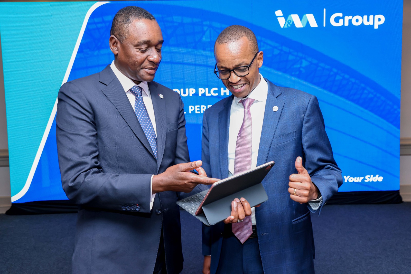 I&M Group Regional CEO Kihara Maina speaking at a business event