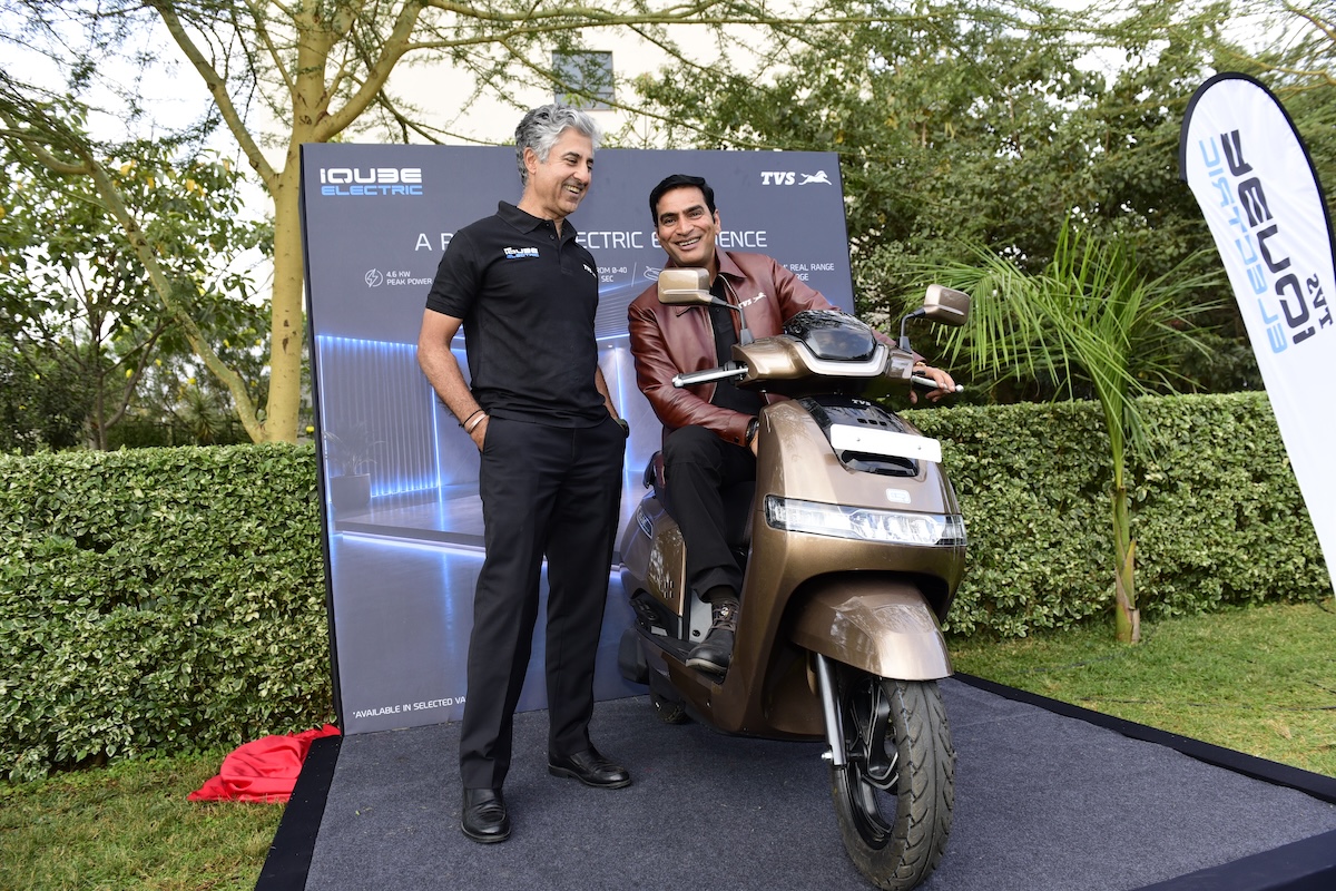 TVS Motor enters Kenya with launch of iQube electric scooter