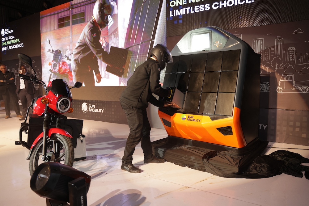 SUN Mobility battery swapping network in kenya