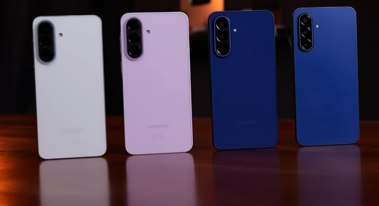 Samsung Galaxy A57, Galaxy A37, Galaxy A27 and Galaxy A17 smartphones displayed side by side for a comparison of features and prices in Kenya.