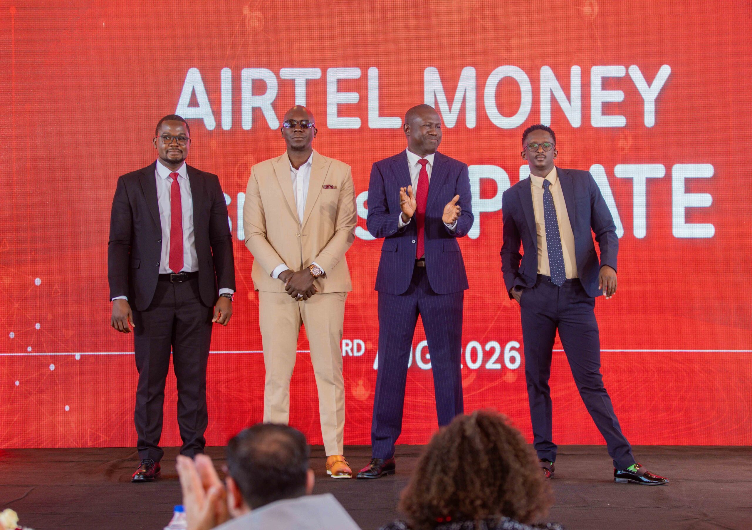 Airtel Kenya Managing Director Djibril Tobe and Acting Airtel Money Kenya Managing Director Michael Bonke during the announcement of Airtel's Direct-to-Cell satellite connectivity plans in Nairobi.