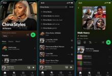 Spotify labels the China Styles artist profile as an AI Persona in search and music listings
