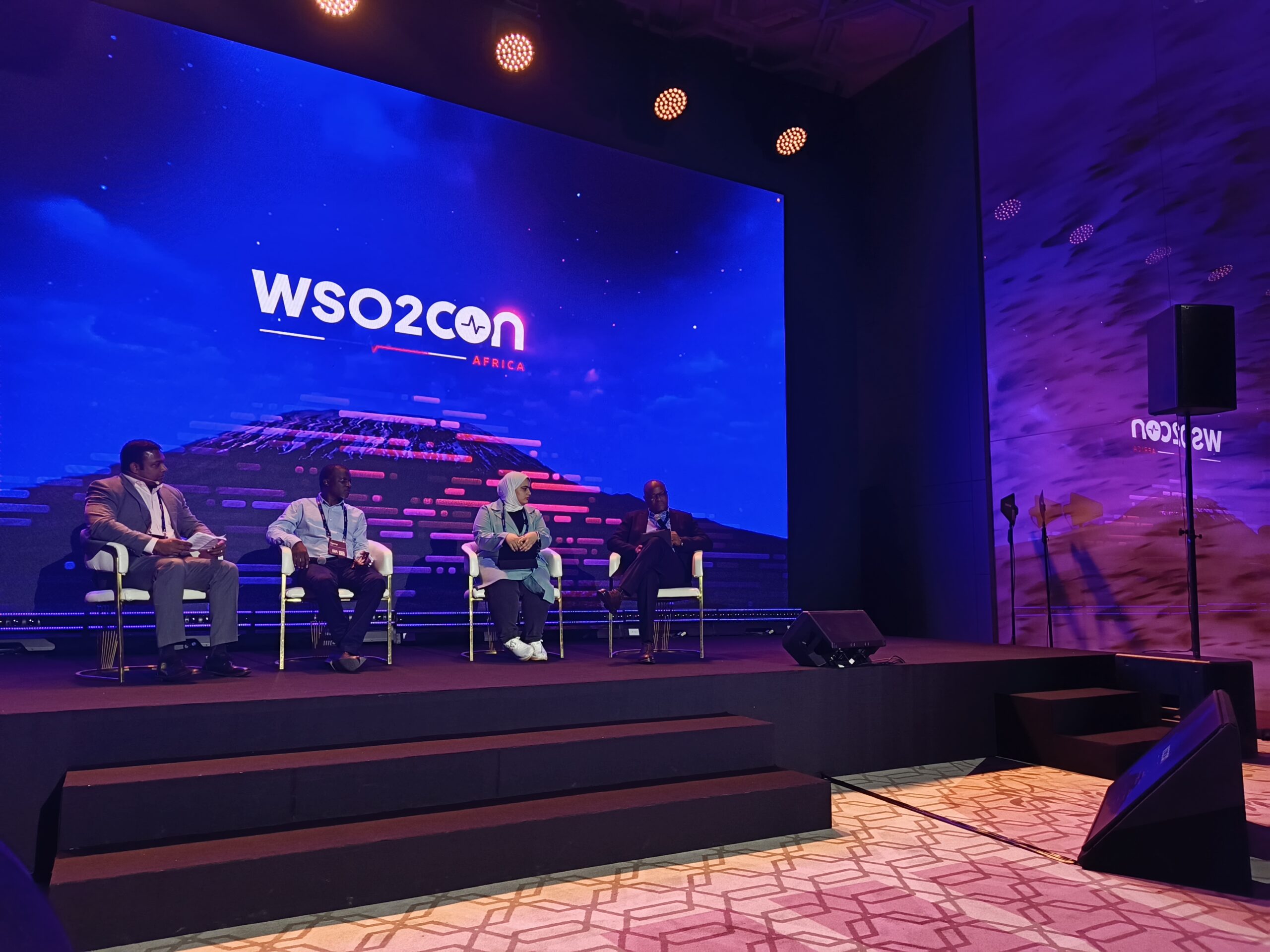Panel on AI in banking featuring WSO2, alBaraka Bank, CRDB Bank and Central Bank of Nigeria representatives