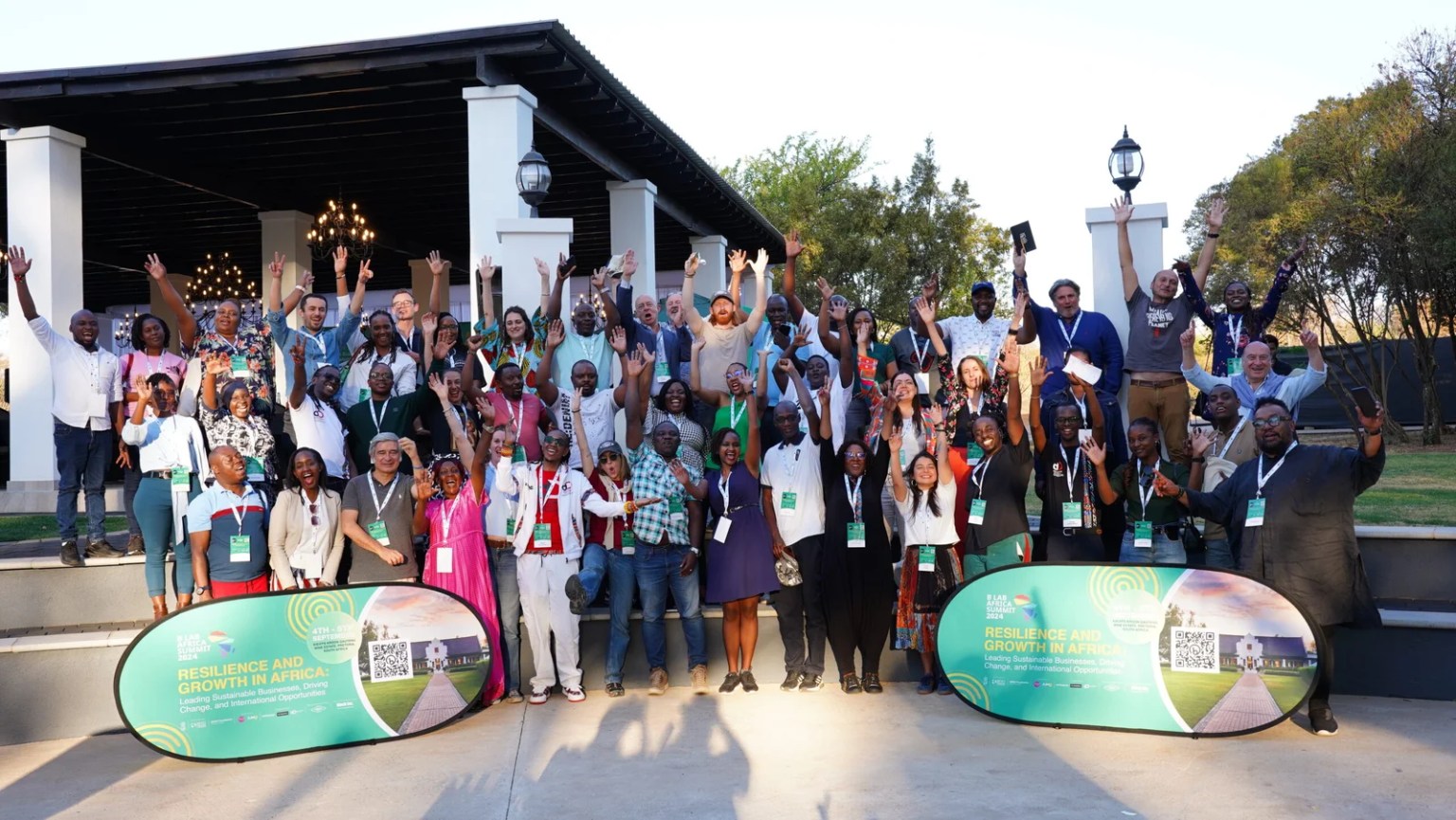 B Lab Africa summit participants posing for a group photo