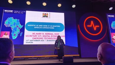 Mary N. Kerema presents on agentic AI and Africa’s operations at WSO2Con Africa 2026 in Nairobi.