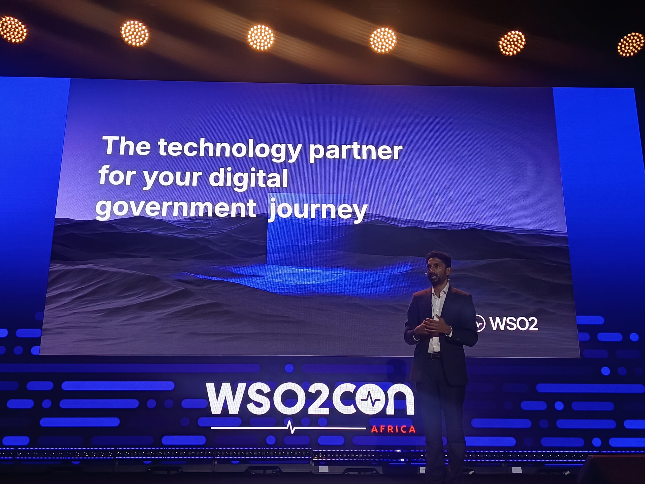Mifan Careem presents WSO2’s blueprint for a sovereign digital government operating system at WSO2Con Africa 2026