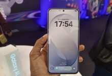 Samsung Galaxy phone displaying Now Brief with the One UI 9 update.