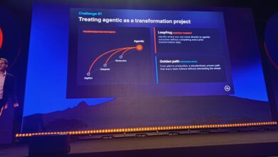 Thibaut Rouffineau presenting WSO2’s agentic enterprise architecture at WSO2Con Africa 2026 in Nairobi