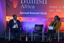 Yusuf Omari, Managing Director and CEO of Absa Kenya, speaking on stage at Bullish Africa 2026 about Africa investment opportunities and value creation.