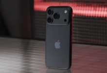 Black iPhone 18 Pro Max showing its rear camera system