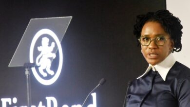 FirstRand Group chief executive Mary Vilakazi, whose bank is pursuing an acquisition in Kenya as South African lenders expand their presence in East Africa.