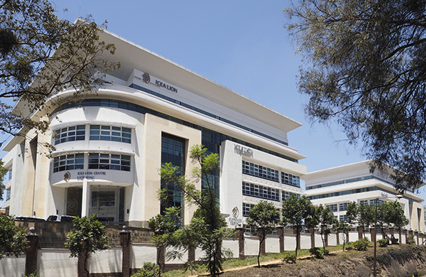 ICEA LION Centre building in Nairobi following CAK approval for First Chartered Securities to acquire sole control of ICEA Lion