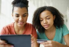Teenager using an AI assistant to research products and compare shopping options online.