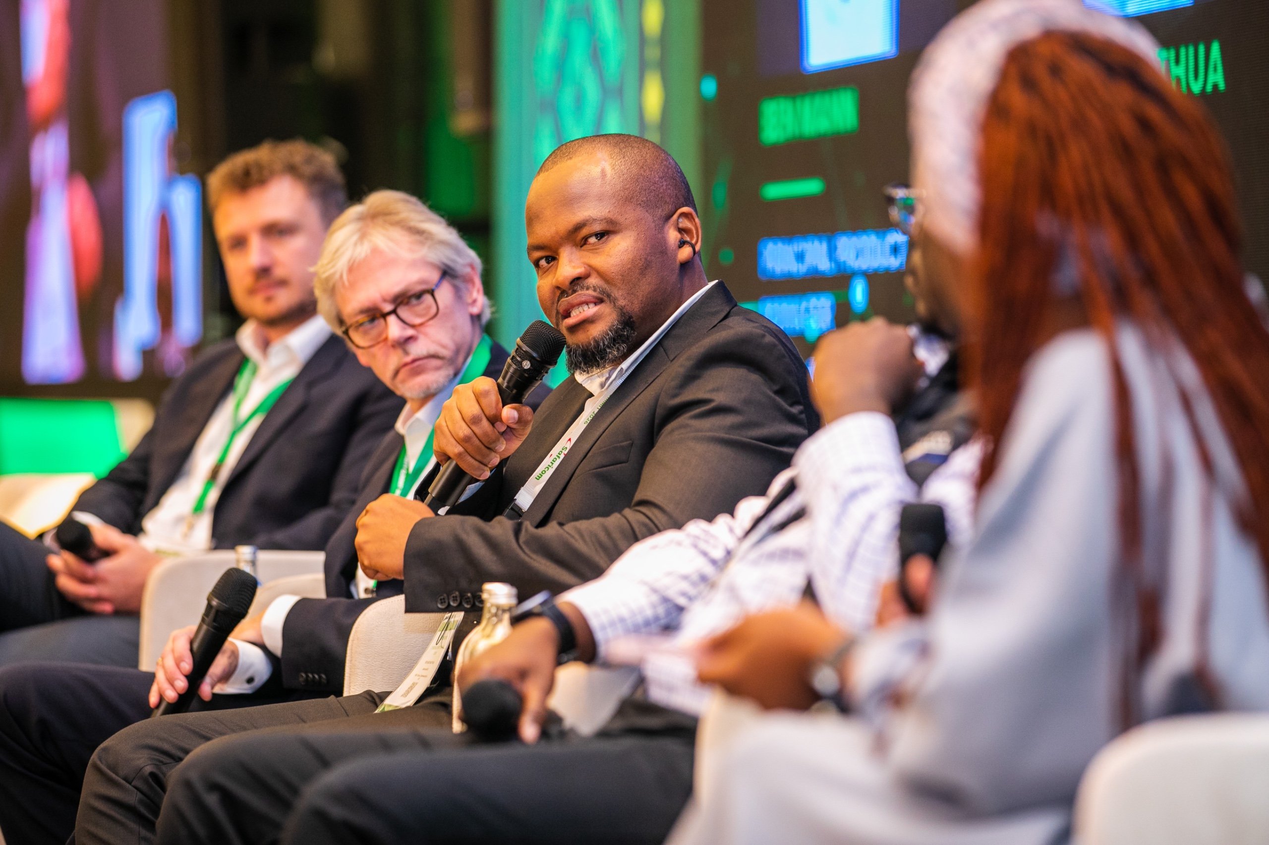 Richard Muthua, Head of Cloud, Cyber Security and IoT at Safaricom, speaking on deepfake scams and enterprise fraud defense at the Safaricom Cybersecurity Summit 2026.