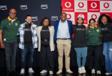 University students participate in the Vodacom, UJ and AWS AI for Africa Hackathon Challenge in Johannesburg.