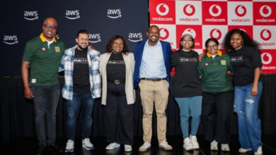 University students participate in the Vodacom, UJ and AWS AI for Africa Hackathon Challenge in Johannesburg.